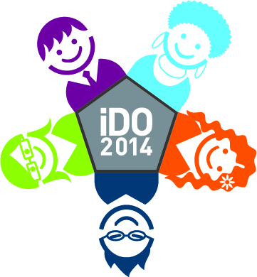 Logo der internationalen Deutscholympiade (iDO), Verwendung genehmigt.